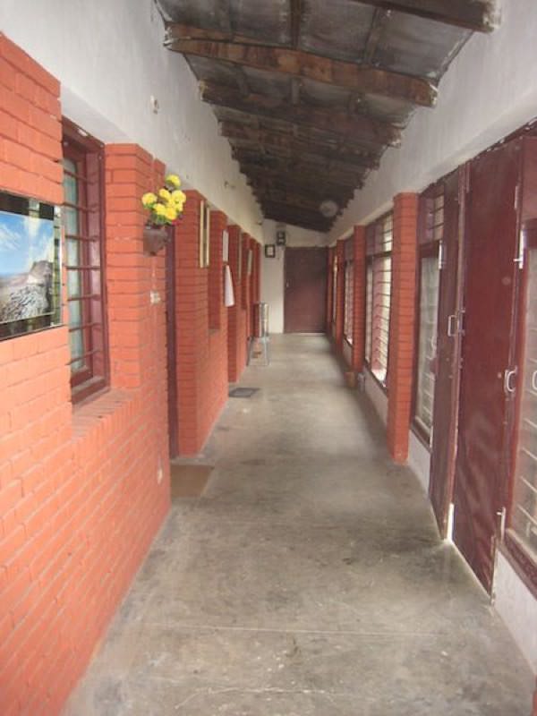 Hallway in guest building
