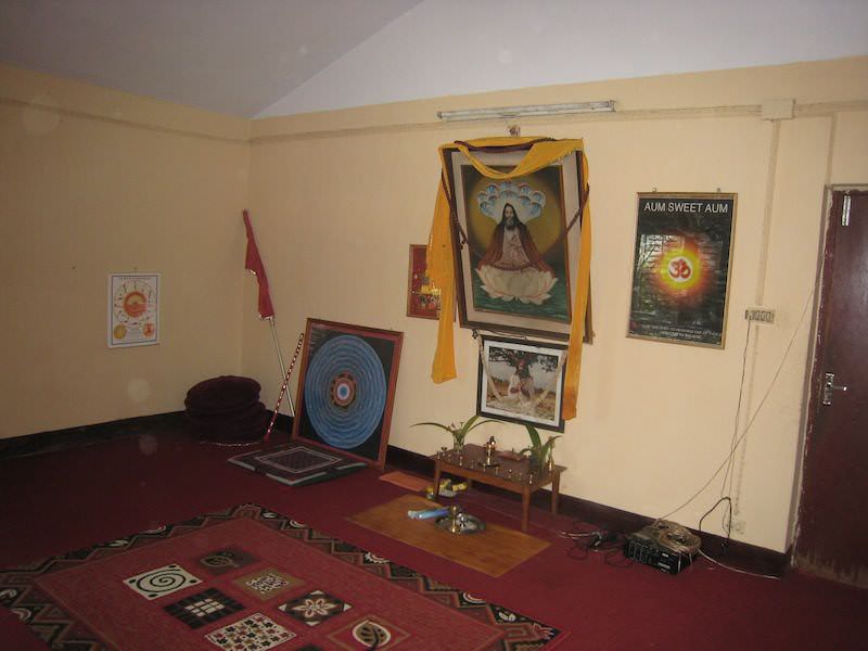 The meditation hall